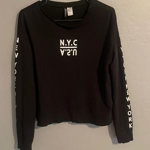 Medium H&M graphic long sleeve